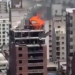 Controlaron un incendio en la terraza de un edificio en construcción