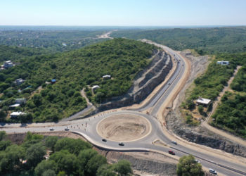 La Autovía Calamuchita presenta un avance del 88%