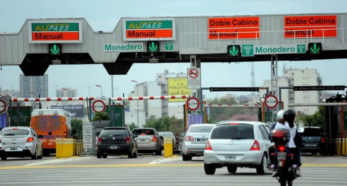Desde este viernes aumentarán un 200% los peajes de rutas nacionales