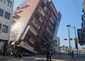 Terremoto en Taiwán dejó al menos 9 muertos, cientos de heridos y edificios colapsados
