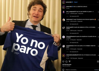 "Yo no paro": así desafió Javier Milei la medida de fuerza de la CGT