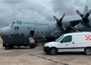 Argentina envía dos plantas potabilizadoras a Brasil por las inundaciones en Rio Grande do Sul
