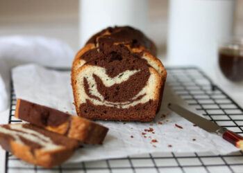 Receta dulce para una tarde otoñal: Budín marmolado
