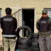Gendarmería incautó un millonario cargamento de neumáticos
