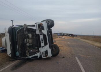 Trágico choque de camiones al sur de Córdoba