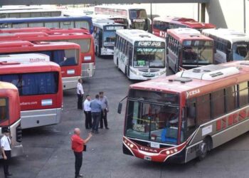 El transporte interurbano ya circula con normalidad