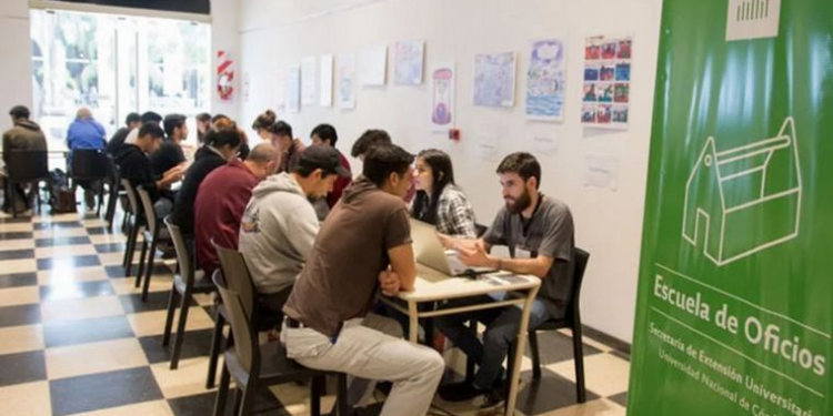 La UNC inició una nueva convocatoria para la Escuela de Oficios