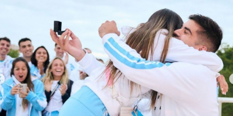 Propuesta de matrimonio olímpica