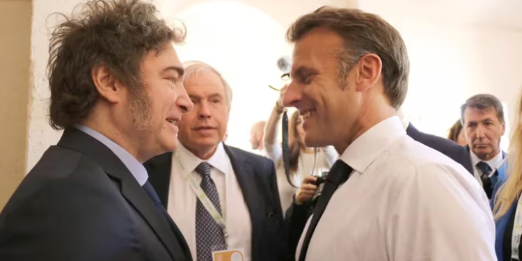 Milei llega a París: se reunirá con Macron y presenciará la apertura de los Juegos Olímpicos