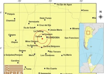 Córdoba sacudida por dos temblores en la mañana del lunes