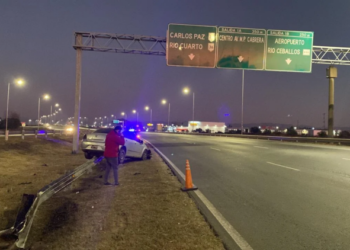 Otro siniestro vial durante el fin de semana: volcó un conductor ebrio