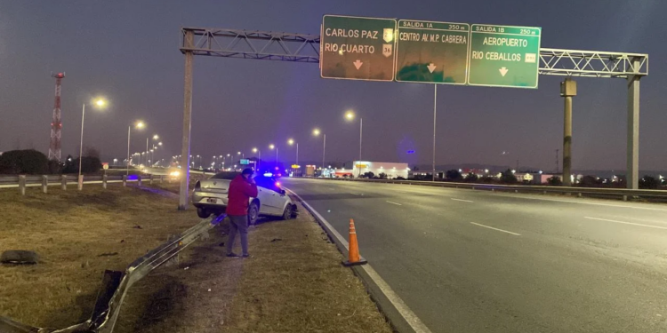Otro siniestro vial durante el fin de semana: volcó un conductor ebrio