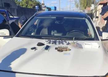 Un hombre fue capturado tras evitar un control y dispararle a la Policía