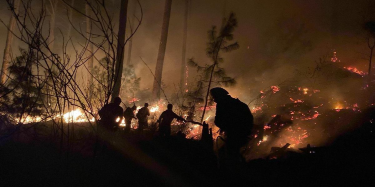 El incendio en El Durazno está contenido y hay un detenido