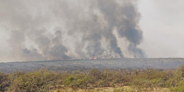 Corte total de la Autopista Córdoba – Carlos Paz por incendio entre Malagueño y Yocsina