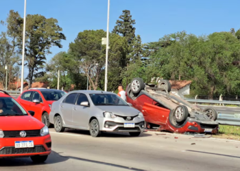 Dos choques por alcance ocasionaron demoras en Circunvalación