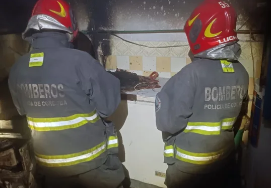 Se incendió una vivienda en Bajada de Piedra: no hubo heridos