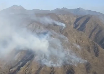 Incendios: continúa activo el foco en Quebrada de la Mermela