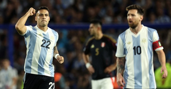 Argentina venció a Perú con un golazo de Lautaro Martínez en La Bombonera