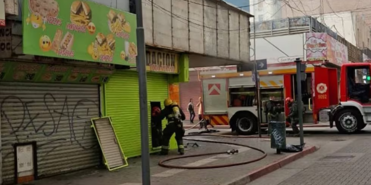 Se incendió un local en el centro de Córdoba