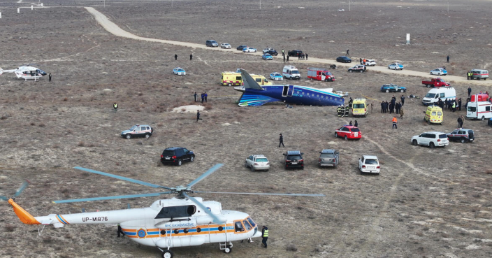 Azerbaiyán declaró luto nacional tras el accidente aéreo