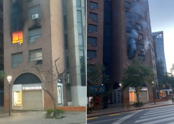 Se incendió un departamento en Nueva Córdoba