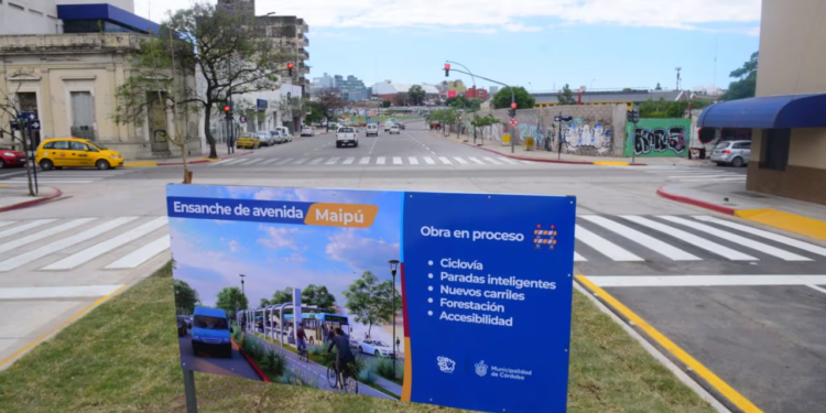 El Municipio lanzó una subasta para la bulevarización de avenida Maipú