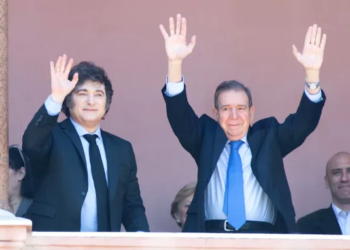 Milei recibió a Edmundo González Urrutia en Casa Rosada