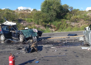 Choque fatal en las Altas Cumbres dejó 4 muertos y heridos