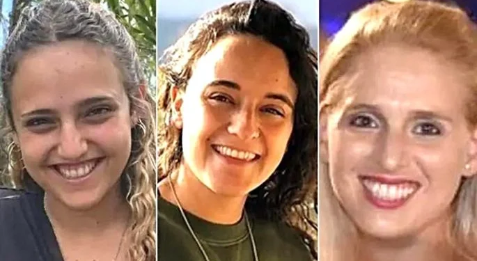 Liberaron a las tres primeras rehenes israelíes tras el inicio del alto al fuego en Gaza