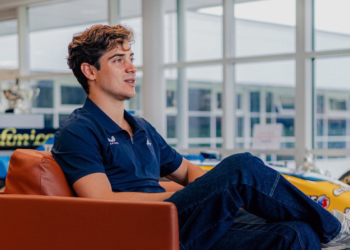 Franco Colapinto tuvo su primer día como piloto de Alpine