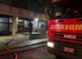 Un incendio se desató en el octavo piso de un edificio en Córdoba