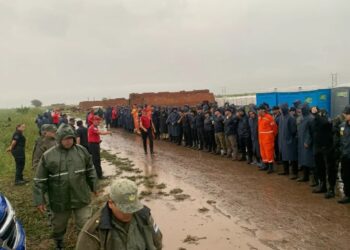 Caso Lian: el mal clima complica los trabajos de búsqueda