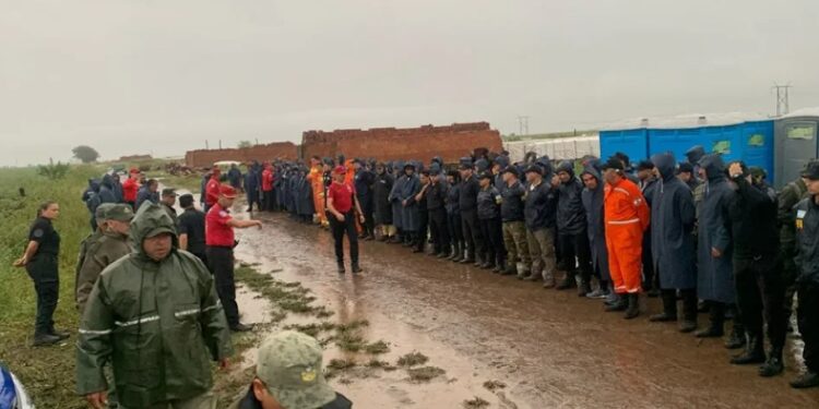 Caso Lian: el mal clima complica los trabajos de búsqueda