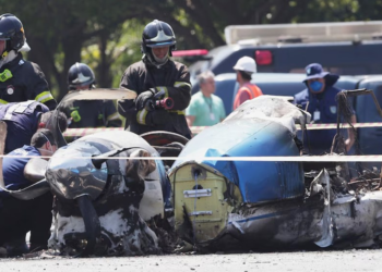 Tragedia en Brasil: una avioneta se estrelló contra un colectivo en San Pablo