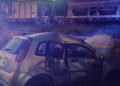 Siniestro vial: un auto colisionó con un tren de carga