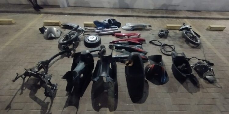 Cayó una banda acusada de robar, desarmar y vender motos en Villa María