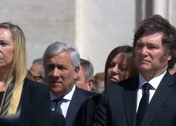 El presidente Milei asistió al funeral del papa Francisco en el Vaticano