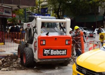 Corte de tránsito total en calle 27 de Abril por obras de Epec este fin de semana