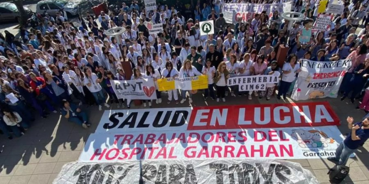 El jueves se realizará un paro en defensa del Garrahan y de la salud pública