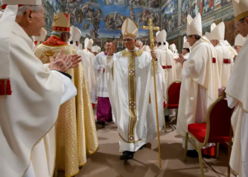 León XIV celebró su primera misa como Papa