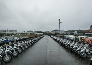 La fuerza policial de Córdoba recibió 600 motos