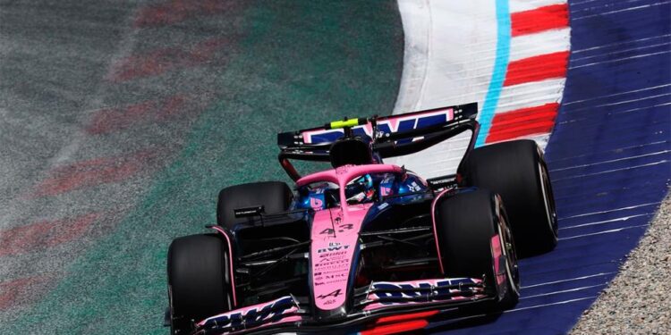 Franco Colapinto finalizó 16° en la primera prueba del Gran Premio de Austria