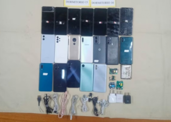 Incautaron celulares, armas blancas y drogas de un complejo penitenciario de Bouwer