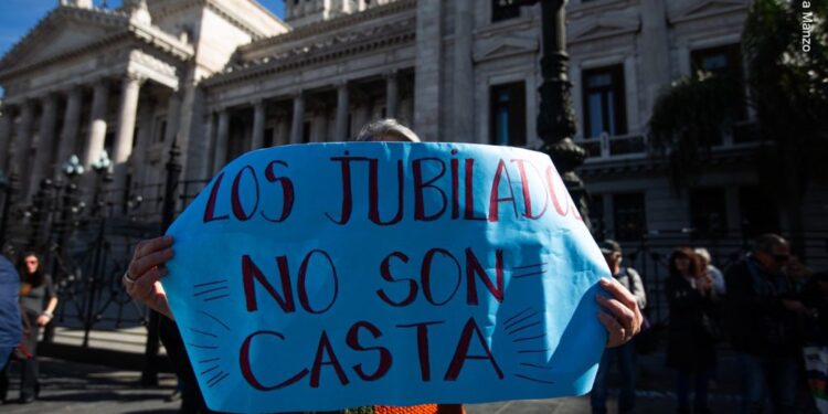 Los jubilados se movilizan este miércoles al Congreso