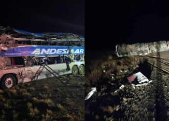 Tragedia: cuatro muertos y varios heridos tras un choque de un micro y un camión en Río Gallegos