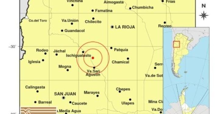 Un temblor en La Rioja se sintió en Córdoba