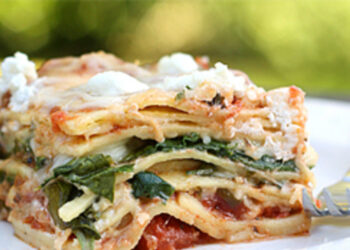 Menú de hoy: Lasaña de carne y verduras