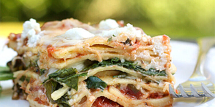 Menú de hoy: Lasaña de carne y verduras