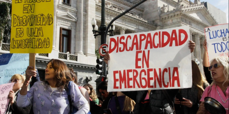 Marchas en el país por el veto a la Emergencia en Discapacidad